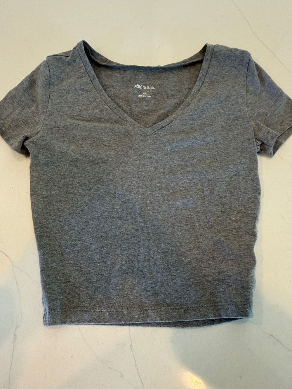 wild fable woman’s cropped short sleeve tee